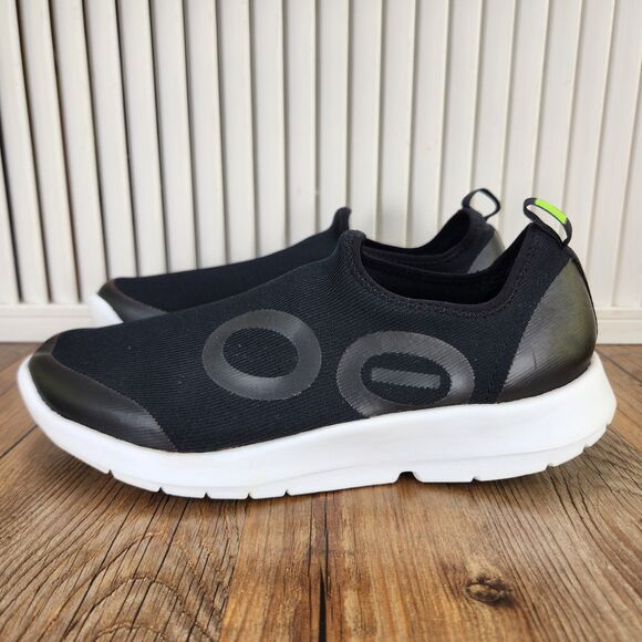 Oofos OOmg Sport Low Mens Size 8 Black White Lightweight Comfort Recovery Shoes main image 6
